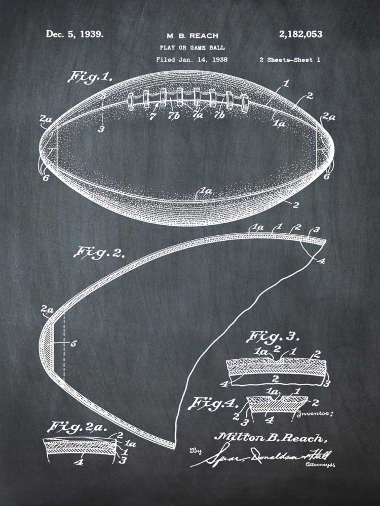 Football, 1938-Chalkboard