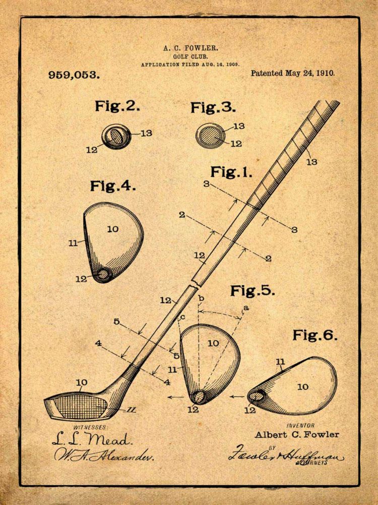 Golf Club, 1909-Antique
