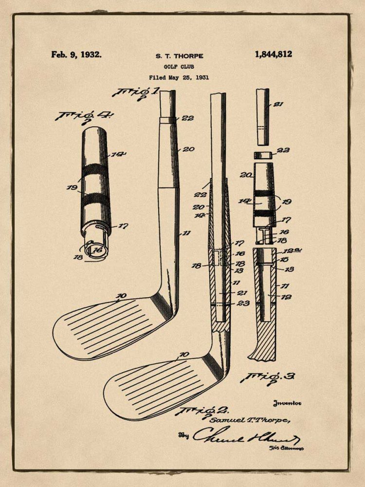Golf Club, 1931-Antique