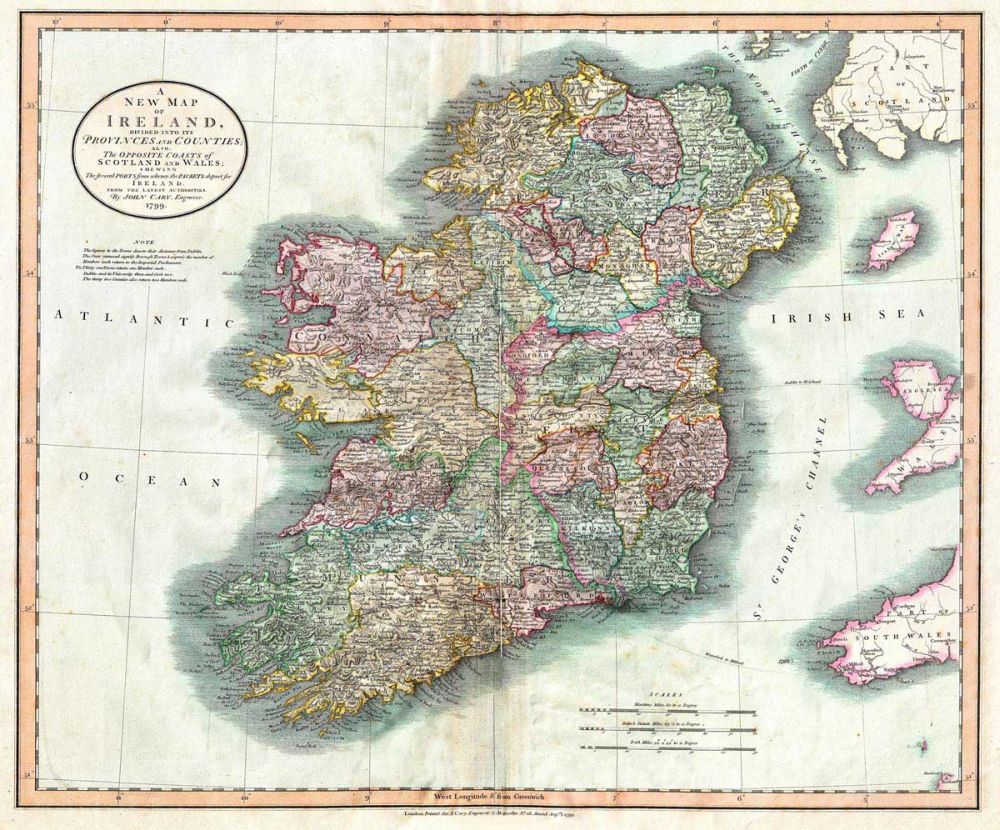 New Map of Ireland