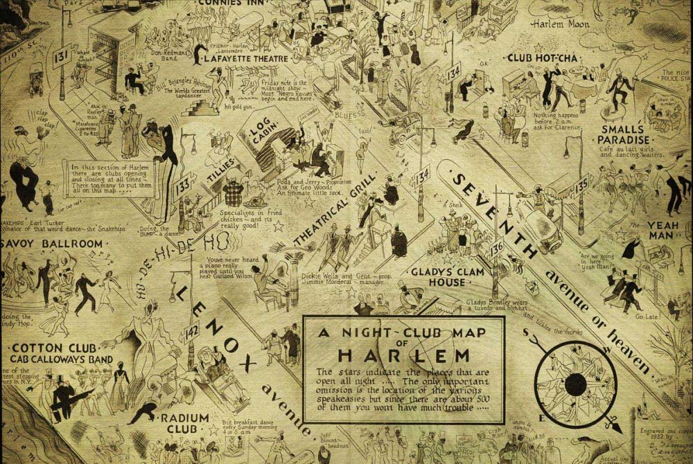 A night club map of Harlem
