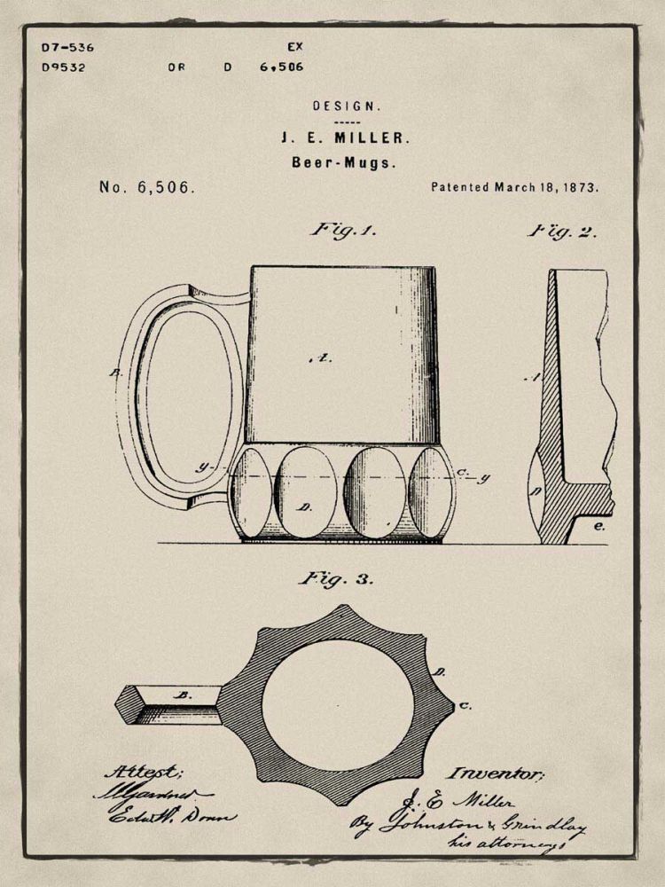 Beer Mug 1873 Tan