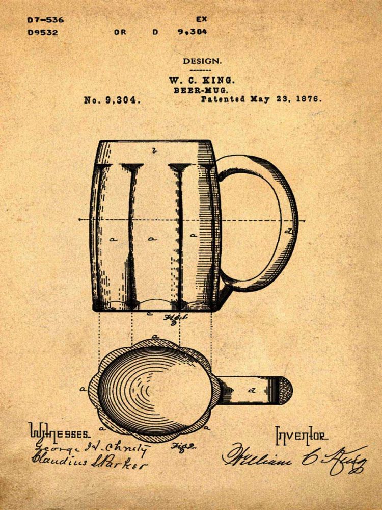 Beer Mug Sepia