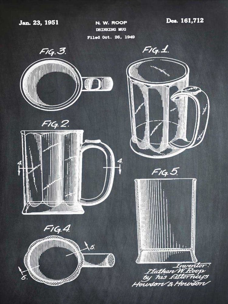 Beer Mug 1951 Chalk