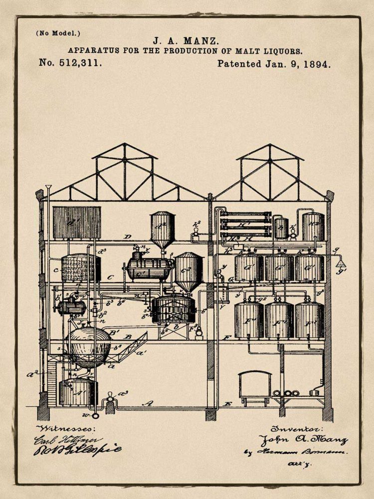 Brewing Malt Liquors 1894 in S