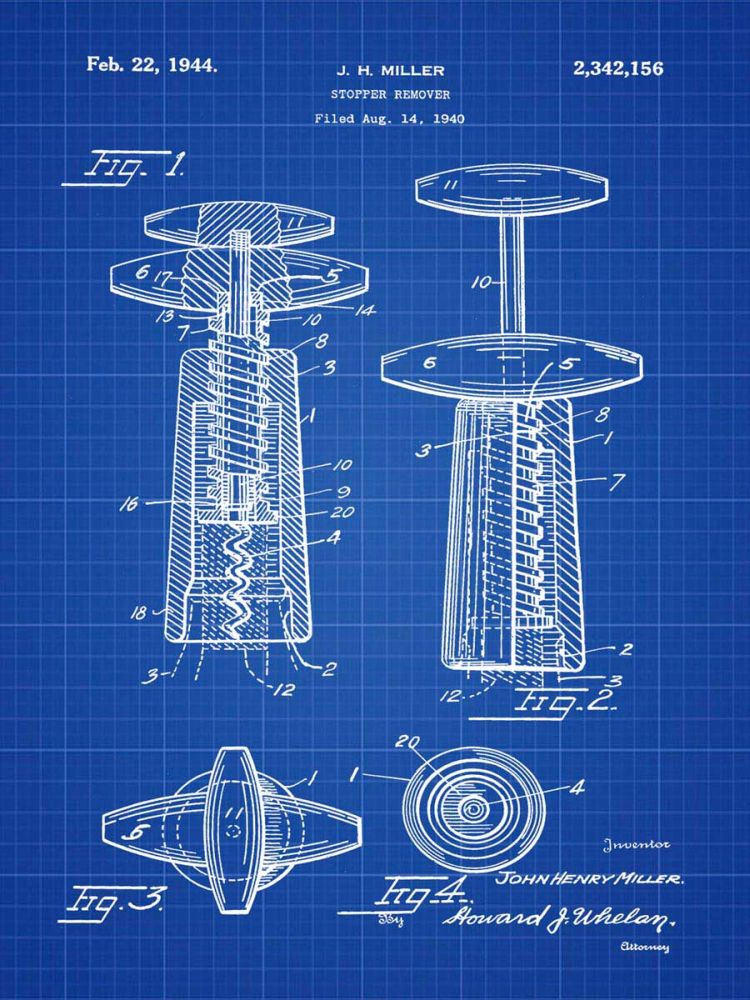 Corkscrew 1944 Blueprint
