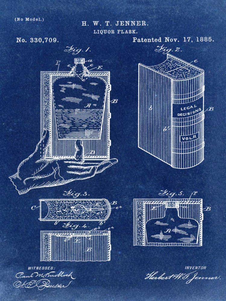 Hidden Flask Blue