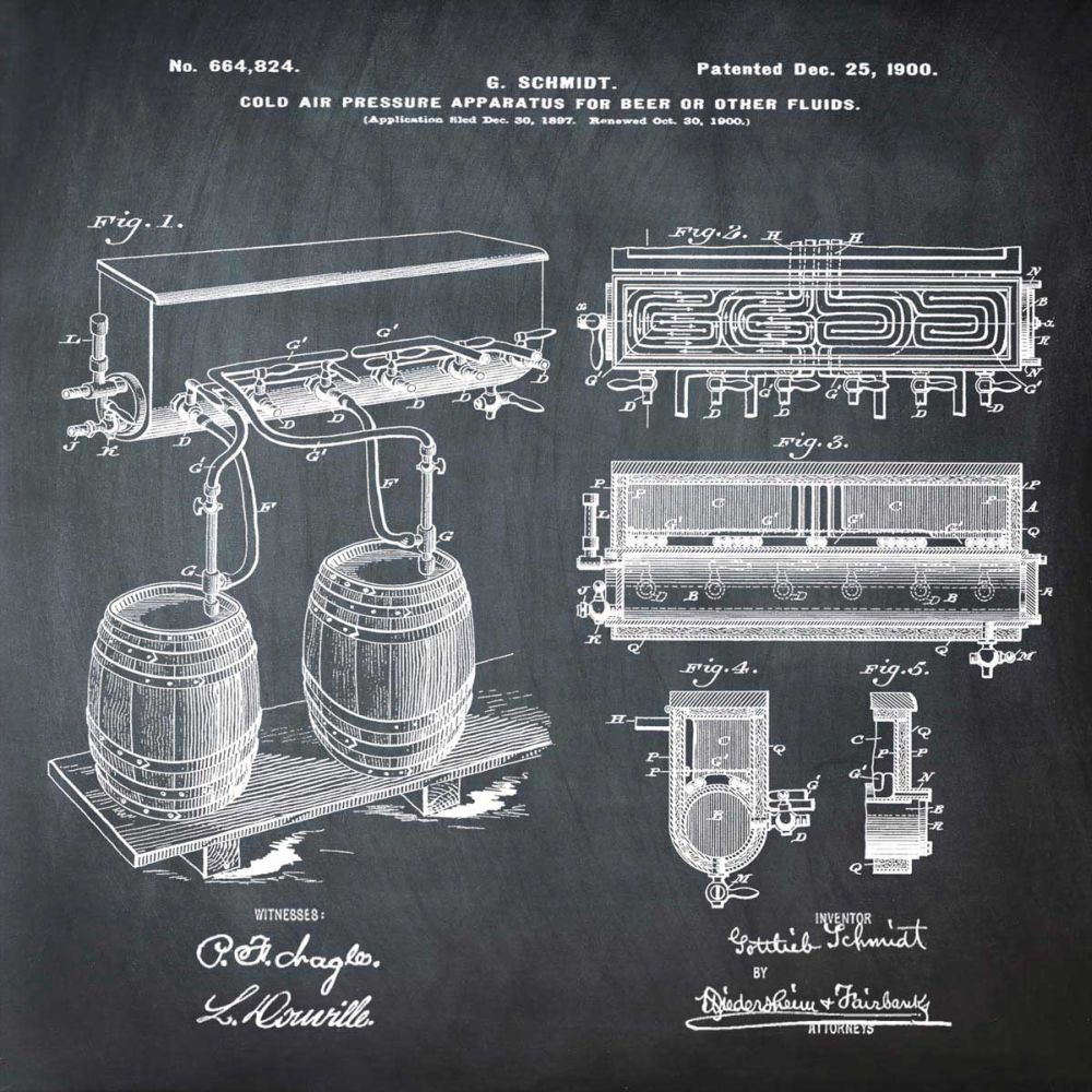 Schmidts Tap 1900 Chalk