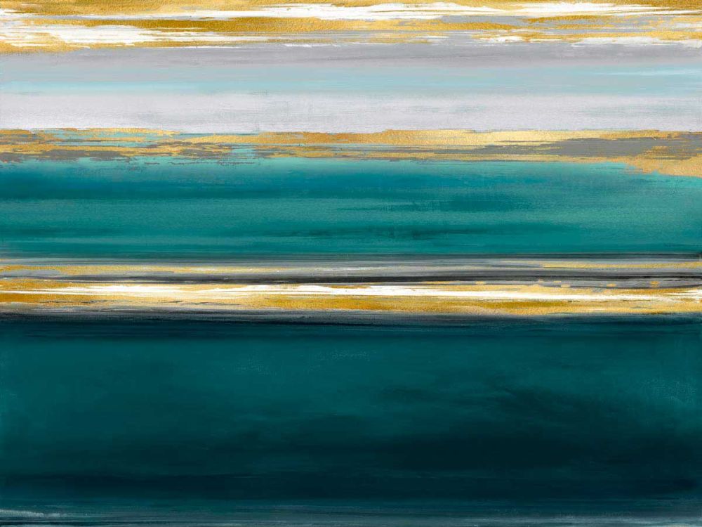 Parallel Lines on Teal