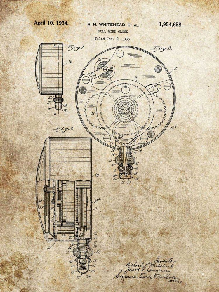 Full Wind Clock - 1933