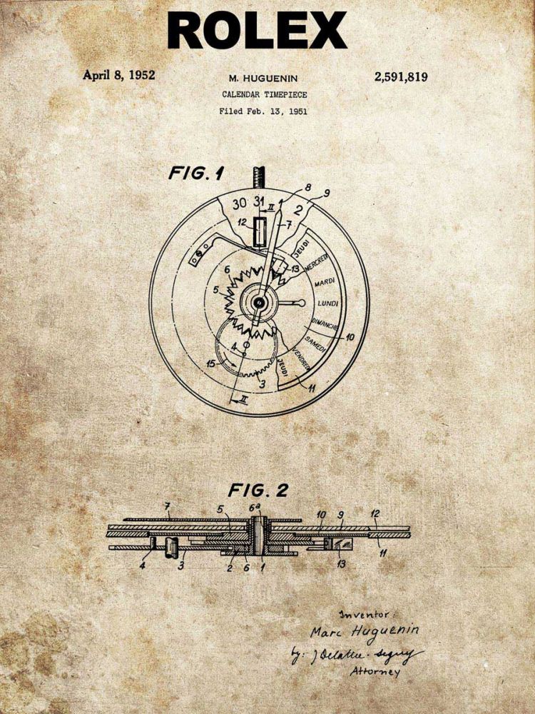 Rolex Calendar Time Piece, 195