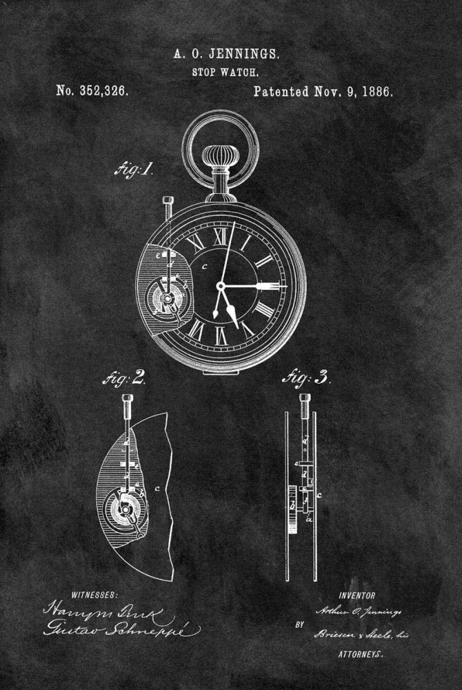 Stop Watch-Black