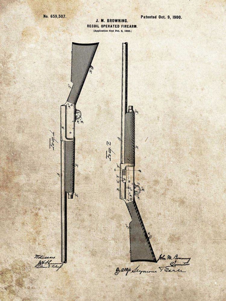 Recoil Operated Firearm, 1900