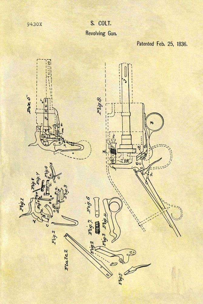 Colt-Revolving Gun, 1836
