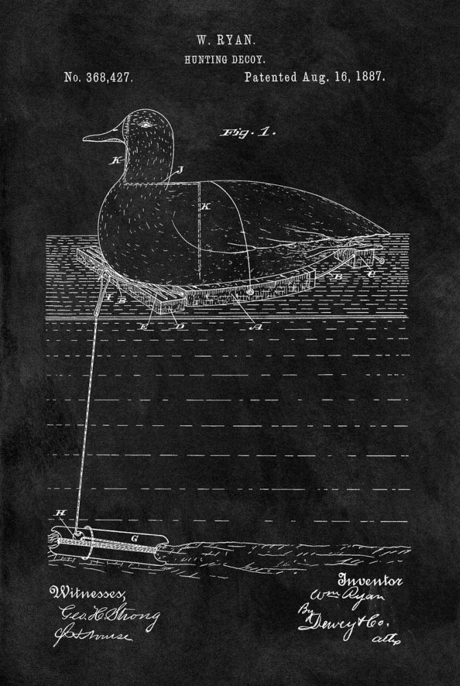 Hunting Decoy, 1887-Black