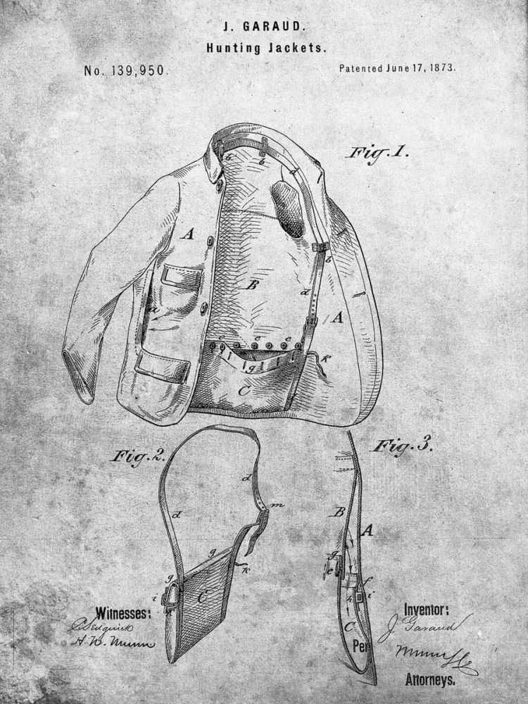 Hunting Jacket, 1873-Gray