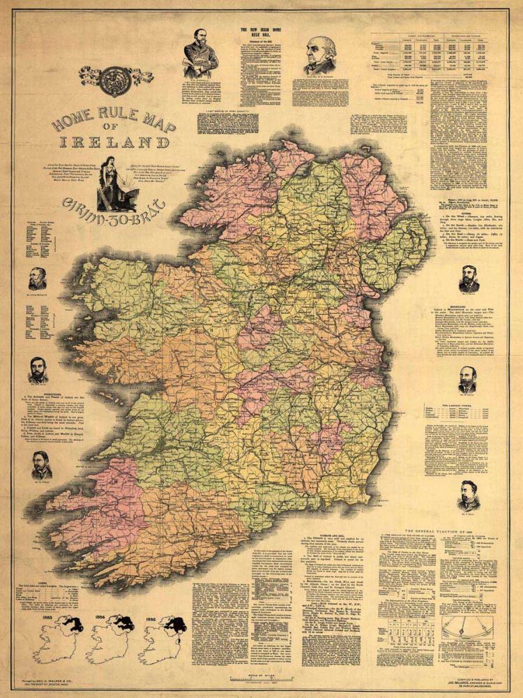 Home Rule Map of Ireland