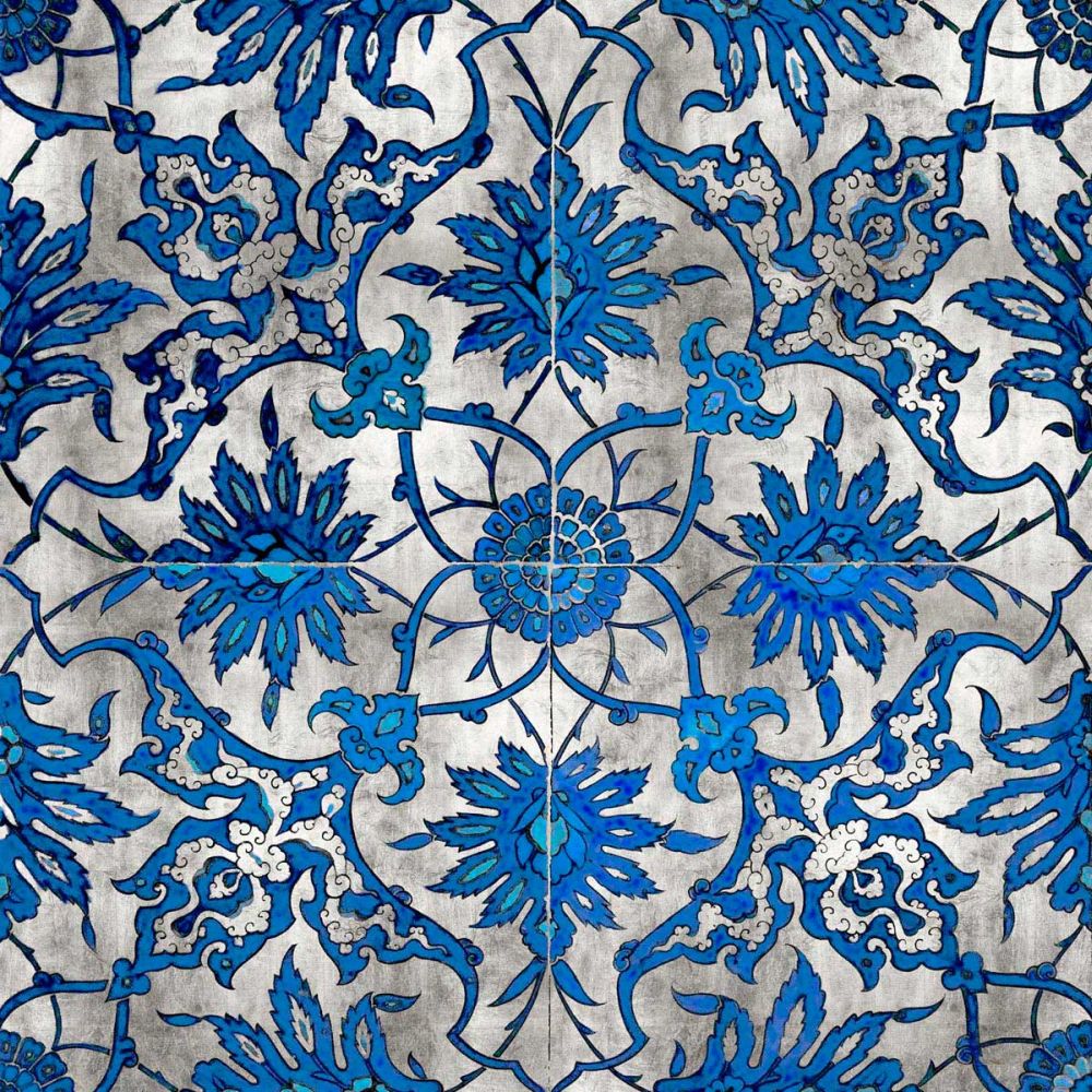 Ornate In Silver and Blue