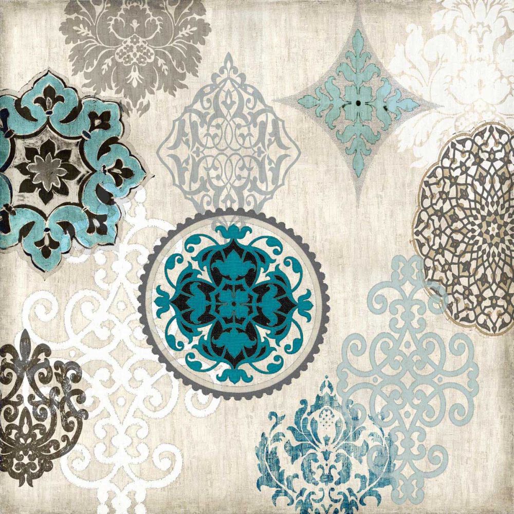 Decorative Blue Ornaments II