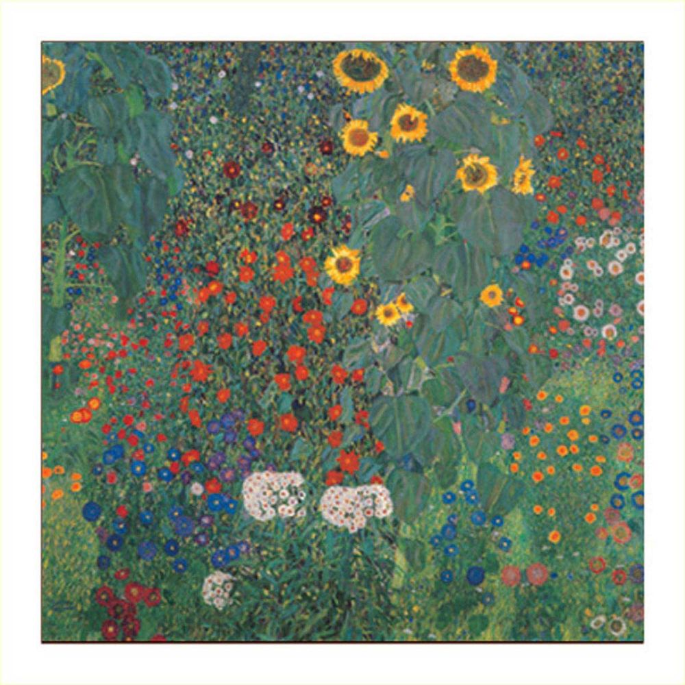 Garden with Sunflowers