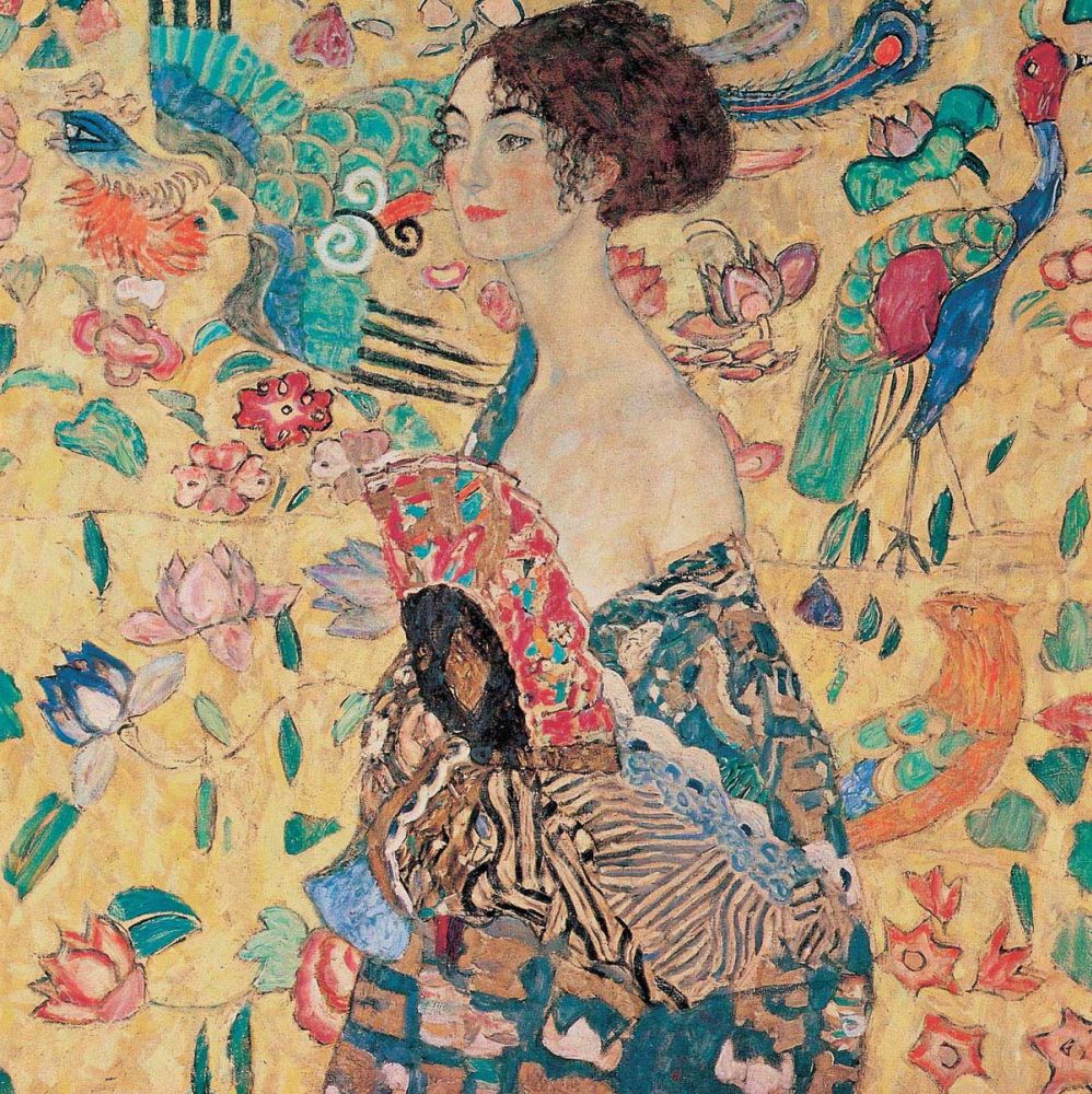 Donna con ventaglio