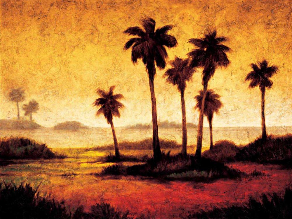 Sunset Palms I