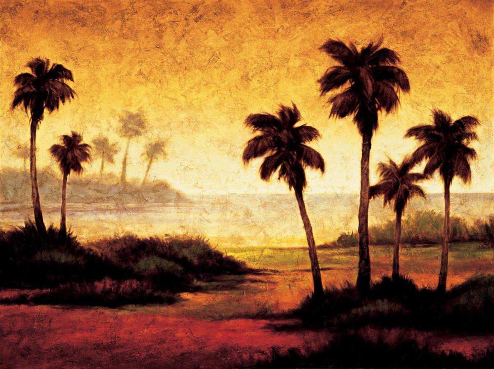 Sunset Palms II