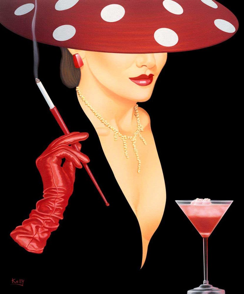 Spotted Hat Lady I