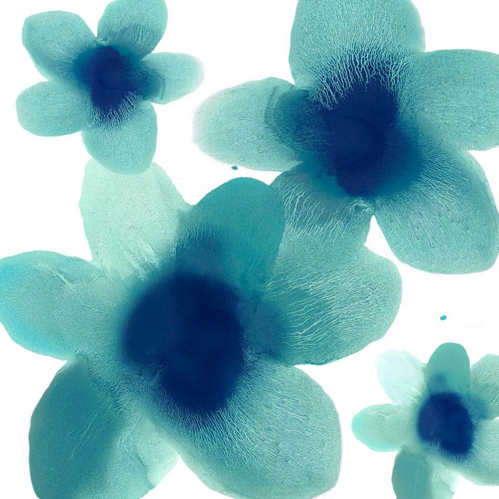 Aqua Blooms II