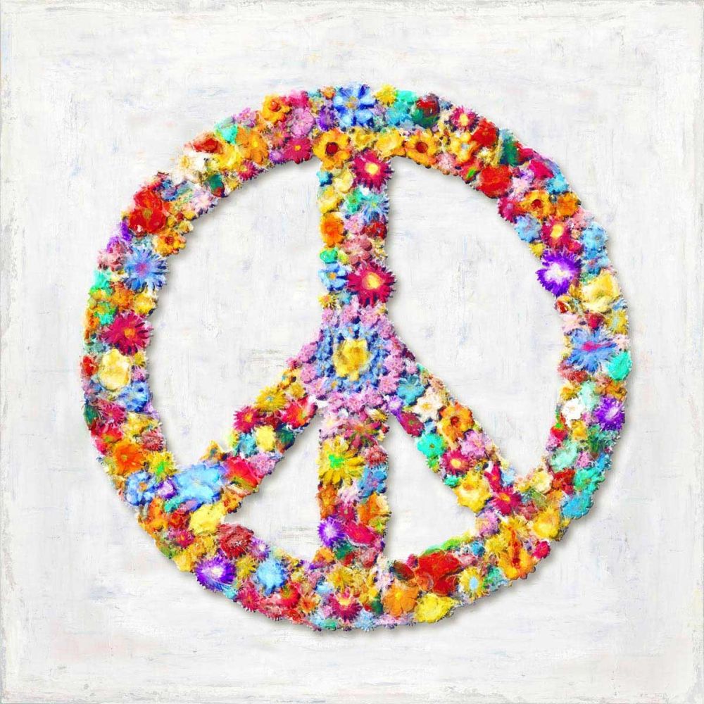 Floral Peace Sign