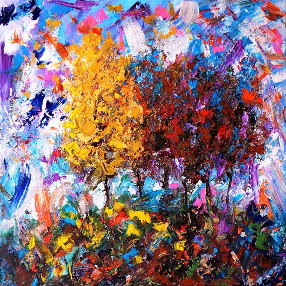 Orange and Red Tree