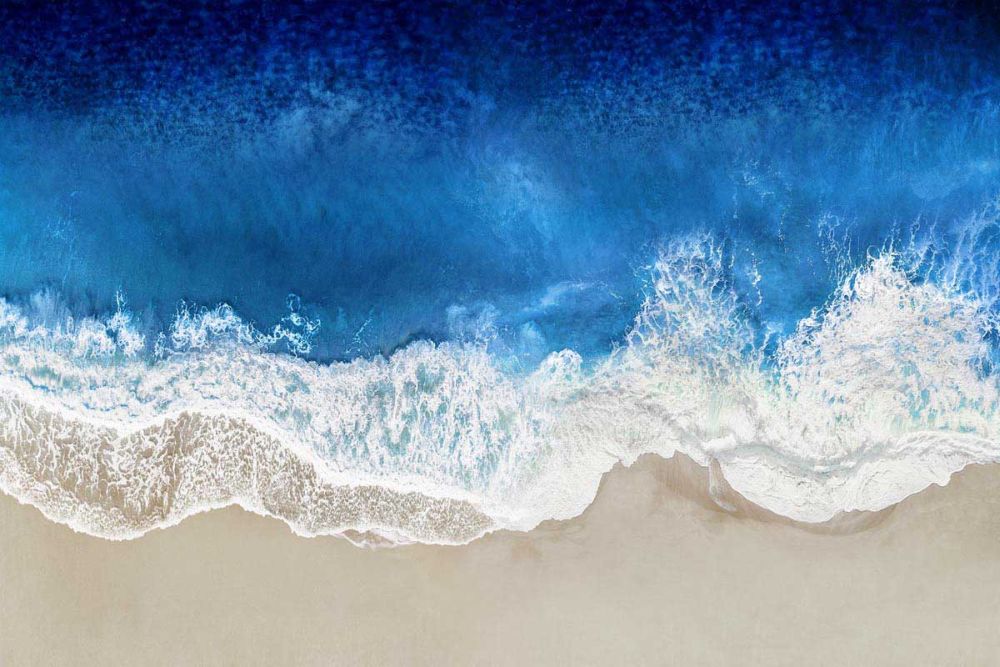 Indigo Waves From Above I