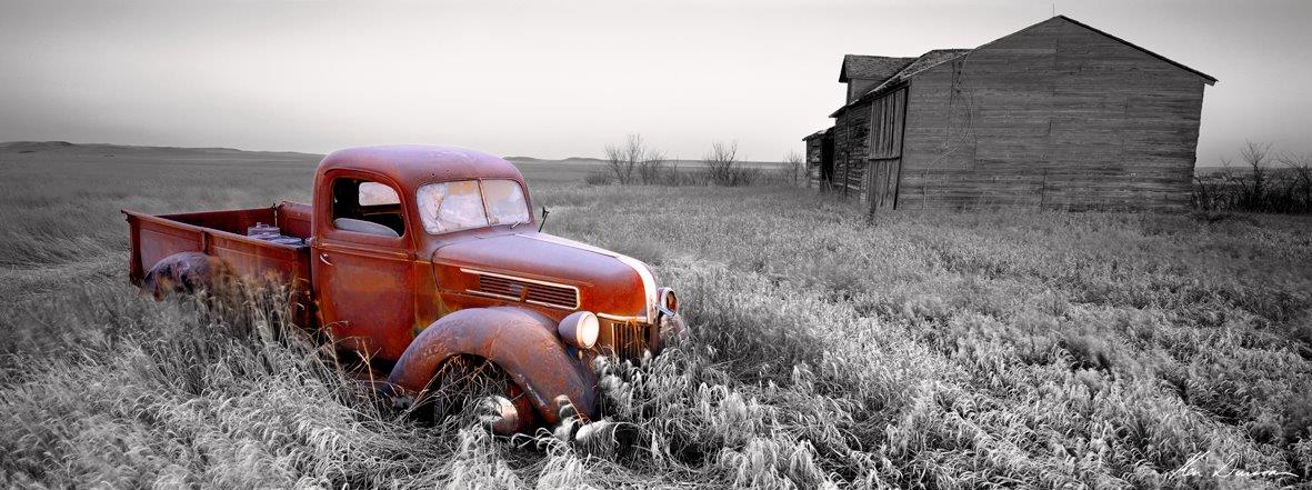 Dads truck North Dakota USA