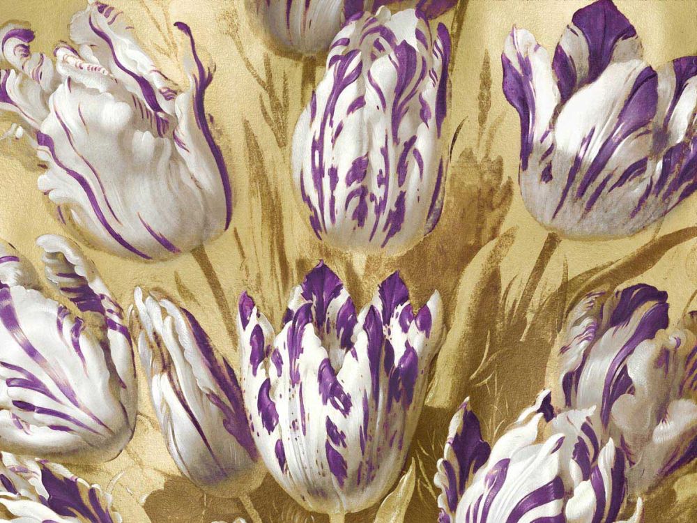 Tulips on Gold I