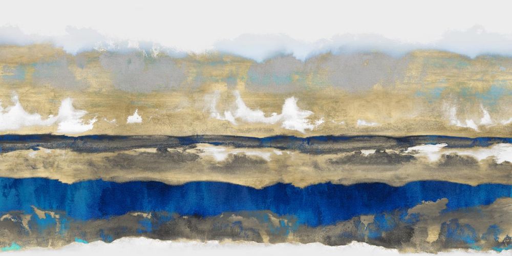Strata in Blue & Gold