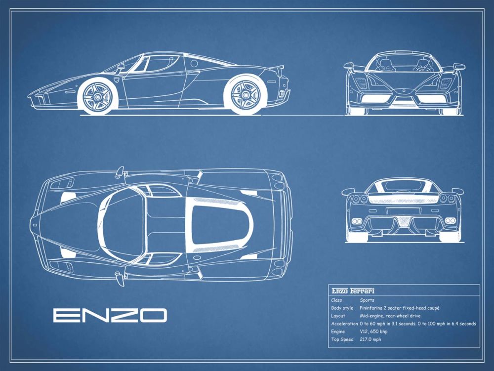 Ferrari Enzo-Blue