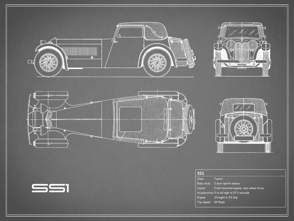 Jaguar SS1-Grey