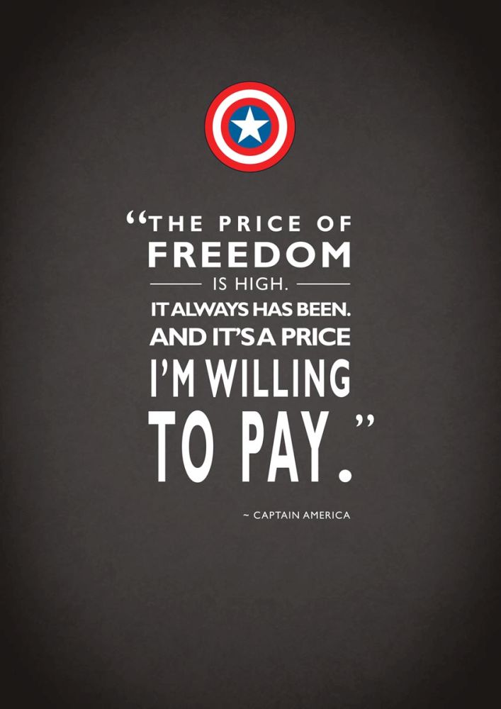 Capt America Quote