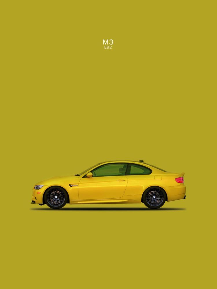 BMW M3 E92 Yellow