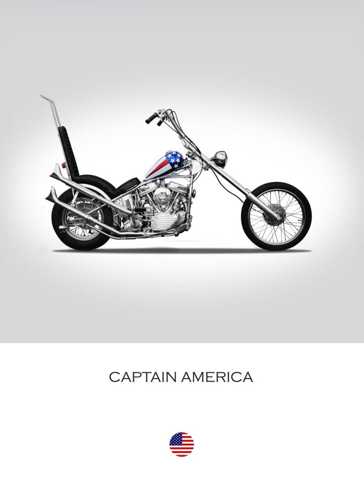 Harley Davidson Captain Americ
