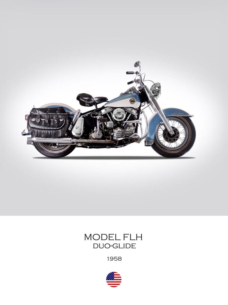 HD Model FLH Duo Glide 1958