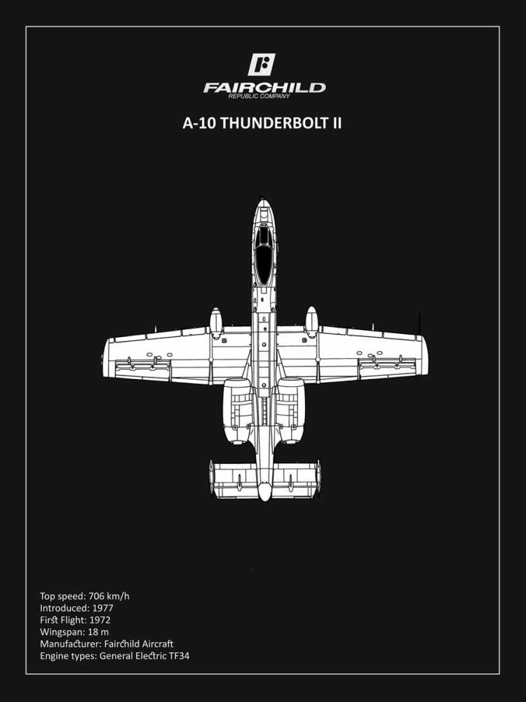 BP A-10 Thunderbolt 2 Black