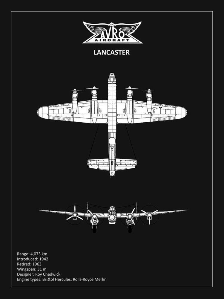 BP Avro Lancaster Black