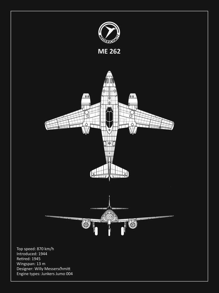 BP Messerschmitt ME262 Black