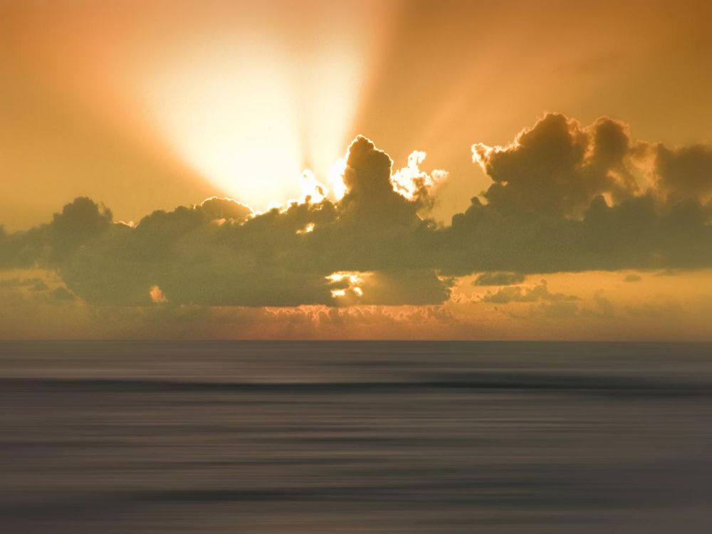 USA, Hawaii, Kauai, sunset