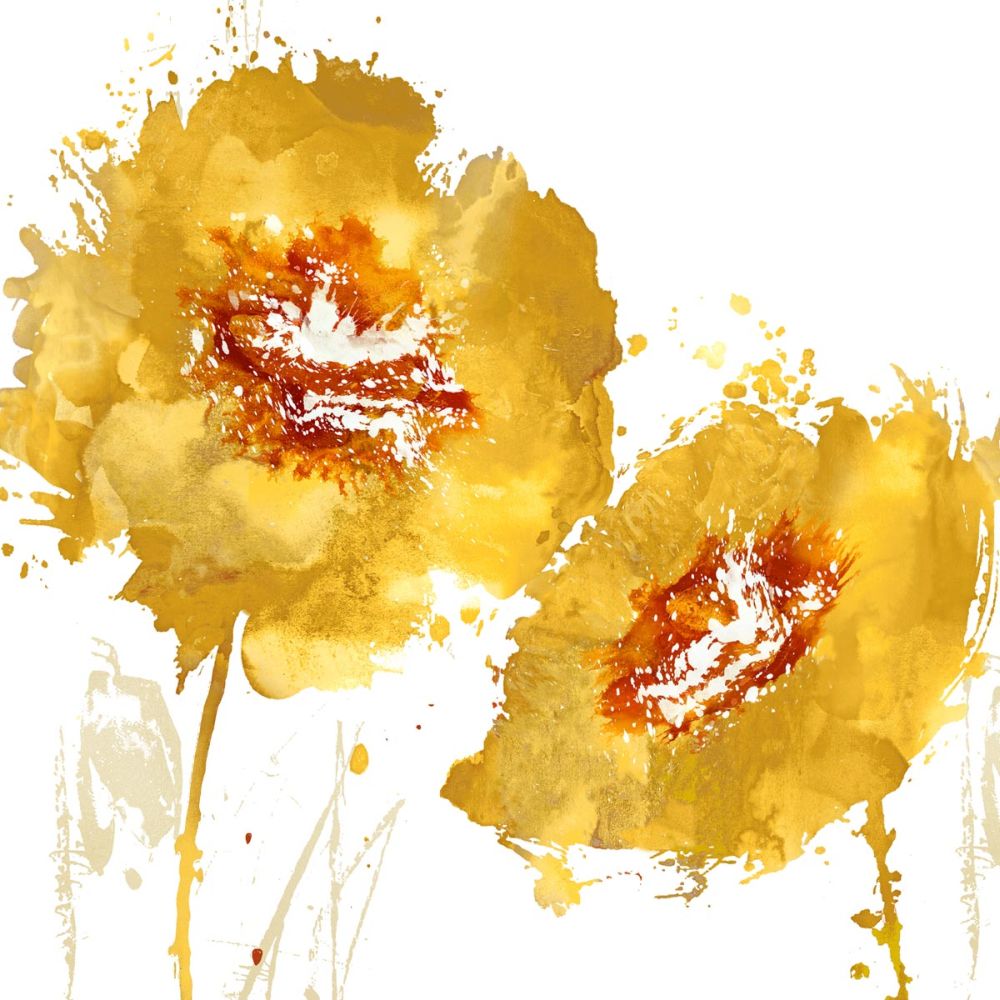 Flower Burst in Amber II