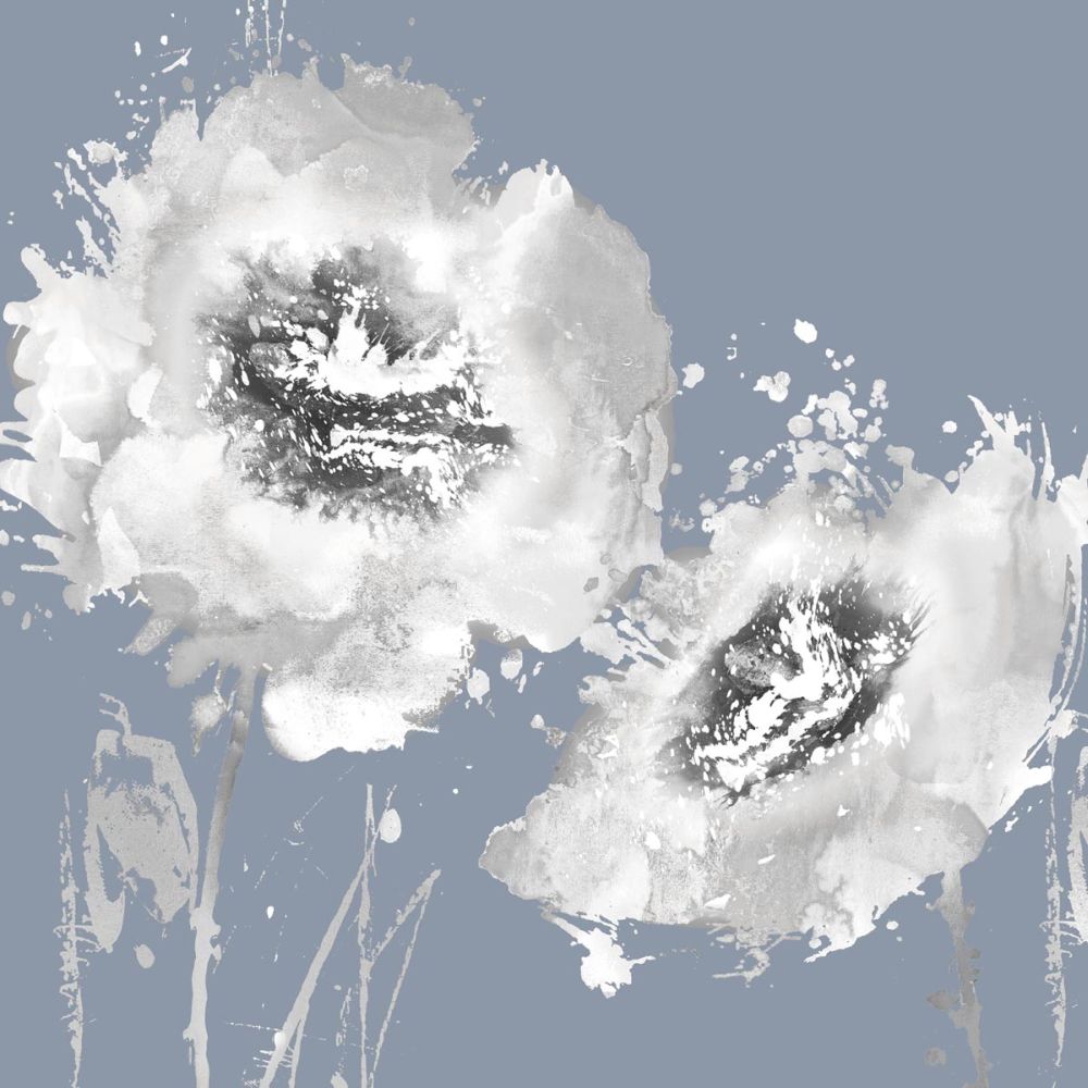 Flower Burst on Grey II