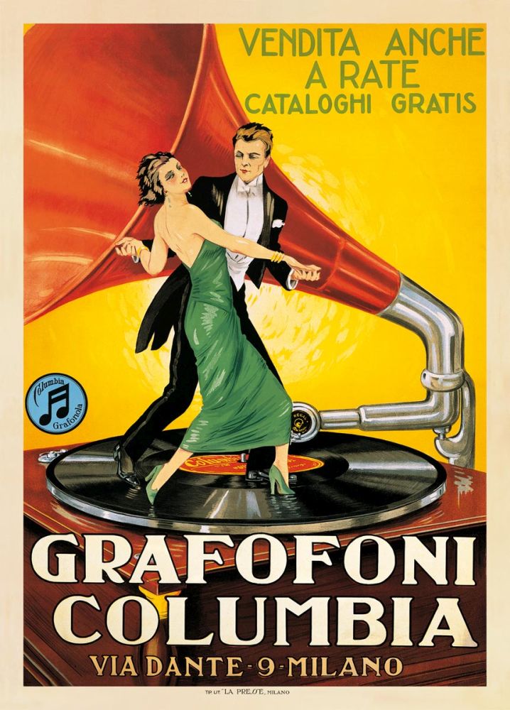 Grafofoni Columbia, 1920 ca