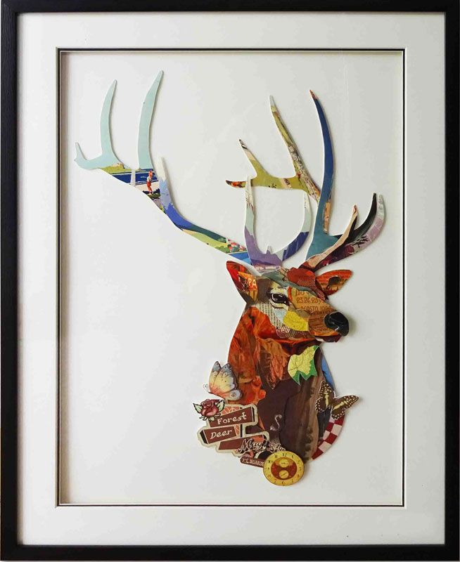 3D Papercut Deer