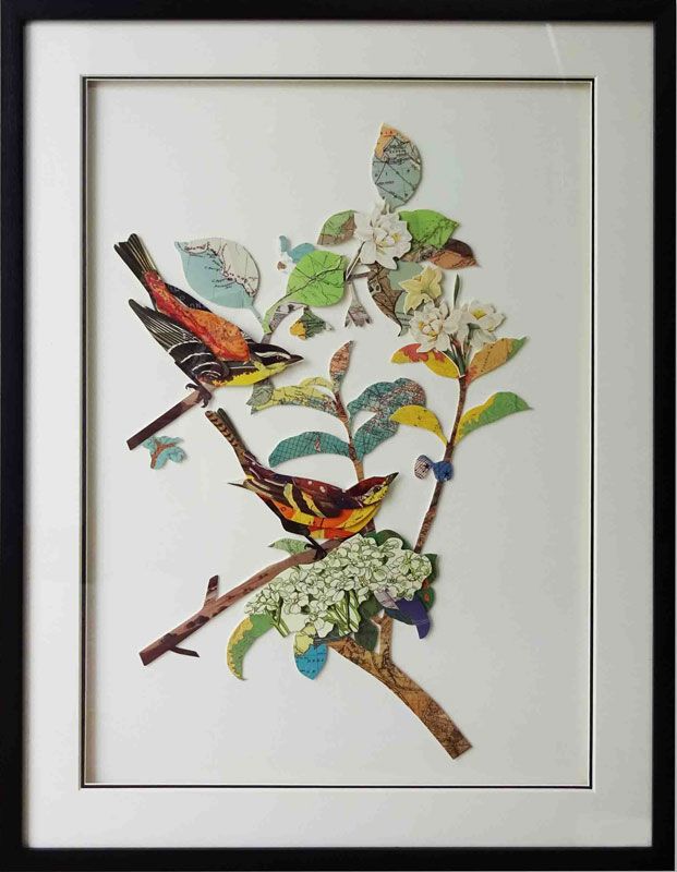 3D Papercut Birds